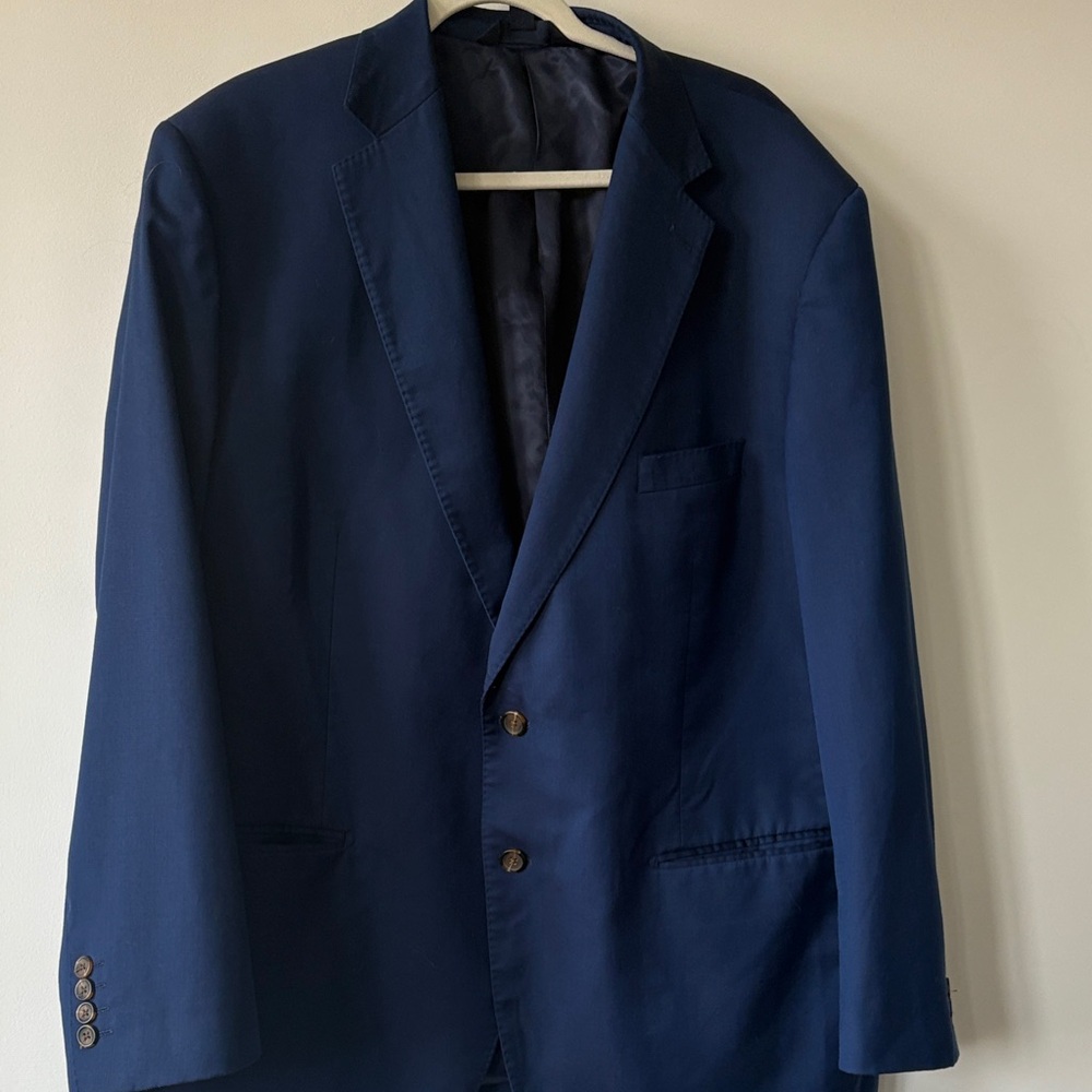 Elegant Deep Blue Men's Blazer